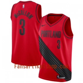 NBA Portland Trail Blazers Trikot CJ McCollum 3 Nike 2017-18 Rot Swingman - Herren